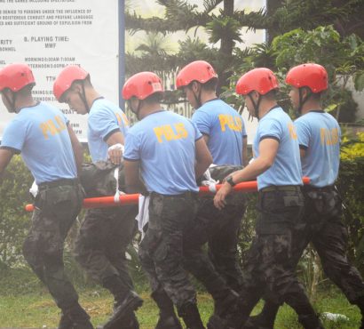 Earthquake drill at Camp Dangwa img-responsive